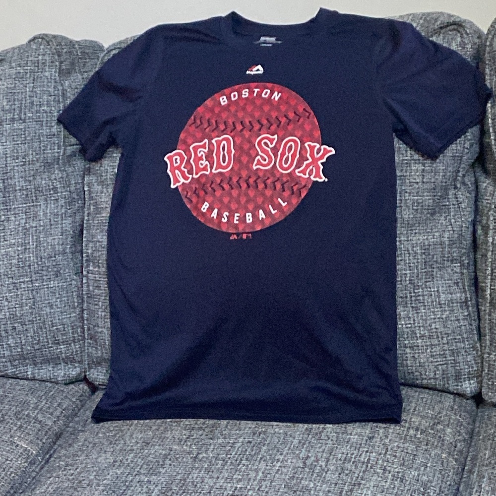 Electric Ball Kids T-Shirt: Red Sox in Black, Size L (14/16)
